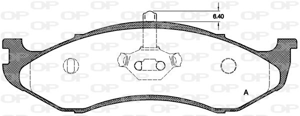 OPEN PARTS Jarrupala, levyjarru BPA0467.20